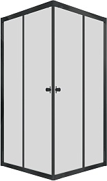 Triton Душевой уголок Вента-Блэк 100x100 – фотография-1